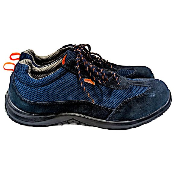 Delta Plus Como S1P SRC Mens Blue Suede Mesh Steel Toe Cap Safety Shoes Size 12 main image 4